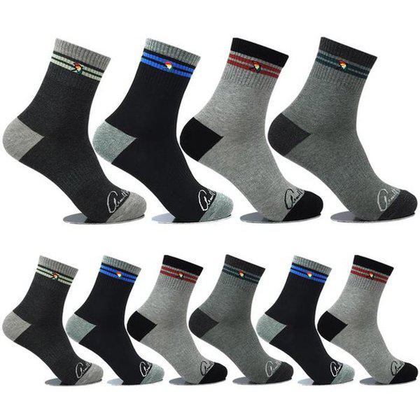 アーノルドパーマーねじれ防止メンズカジュアルソックス ミドル丈 10足 MSP005