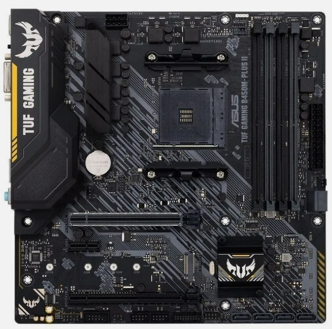 ASUS TUF GAMING B450M-PLUS II Socket AM4 micro ATX Motherboard 12,322円