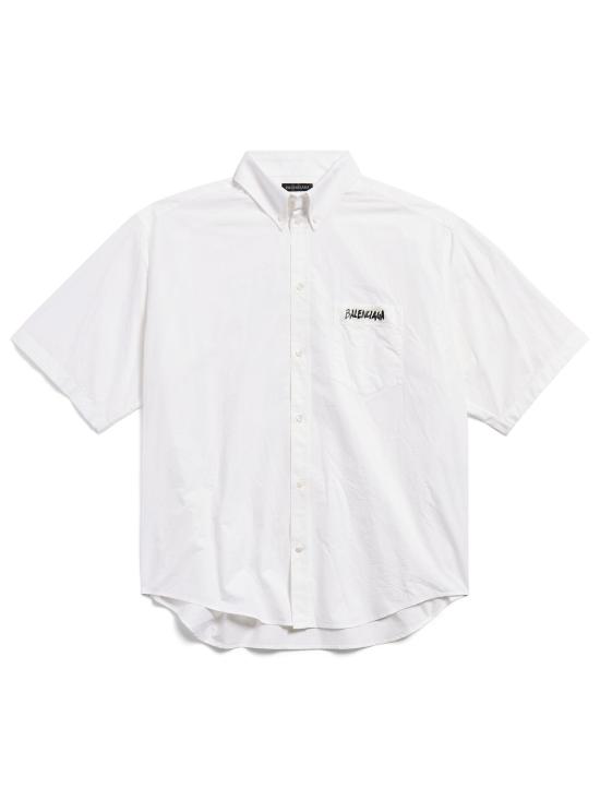 BALENCIAGA Men Shirts 857810 TRM289000 White