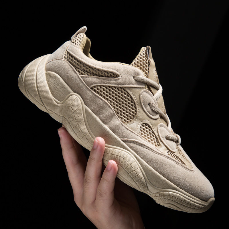 メンズ スニーカー夏新作 シューズメンズ トレンド 厚底靴 ファッション通気性 韓国メッシュスニーカー