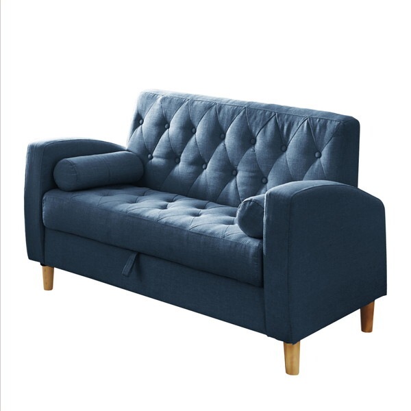 後藤家具物産 SO-03-BL ブルー クララ 2人掛ソファー メーカー直送 26,064円
