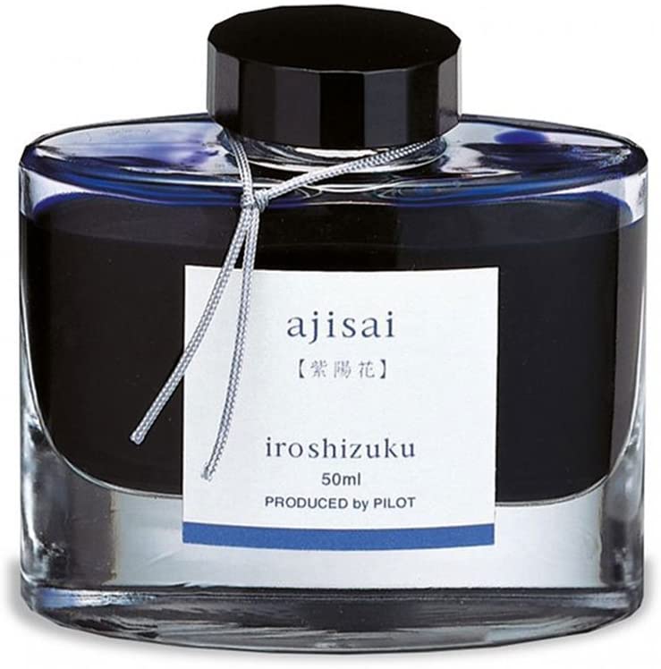 （まとめ買い）万年筆インキ iroshizuku 色彩雫 50ml 紫陽花 アジサイ INK-50-AJ [x3]