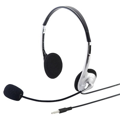 他サイト： サンワサプライ MM-HS526TAB タブレット用ヘッドセット MMHS526TABの商品画像