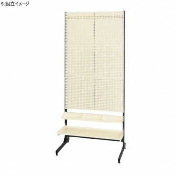サカエ ラックシステム パンチングパネルタイプ 892x550x2005mm アイボリー PLS-3PRTD