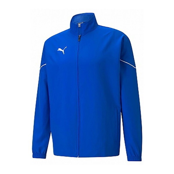 プーマ サッカーウエア TEAMRISE ウーブンジャケット ブルー M 657644 02