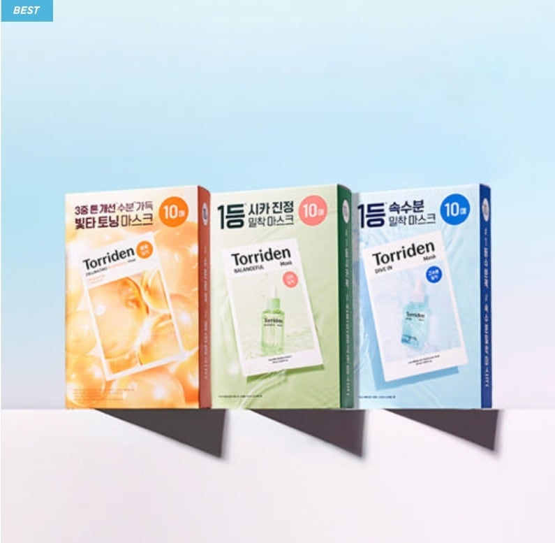 BEST マスクパック 30枚SET(水分+シカ+ビタ)