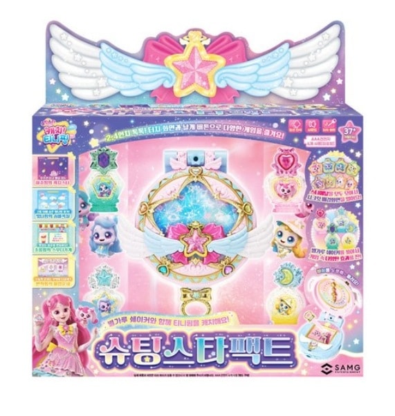 キャッチ！ティーニーピン/シーズン5/シューティング·スターパクト/ゲーム/QR カメラ/シューティングスターパクト/キャッチティーニーピン/韓国公式/正品/2024