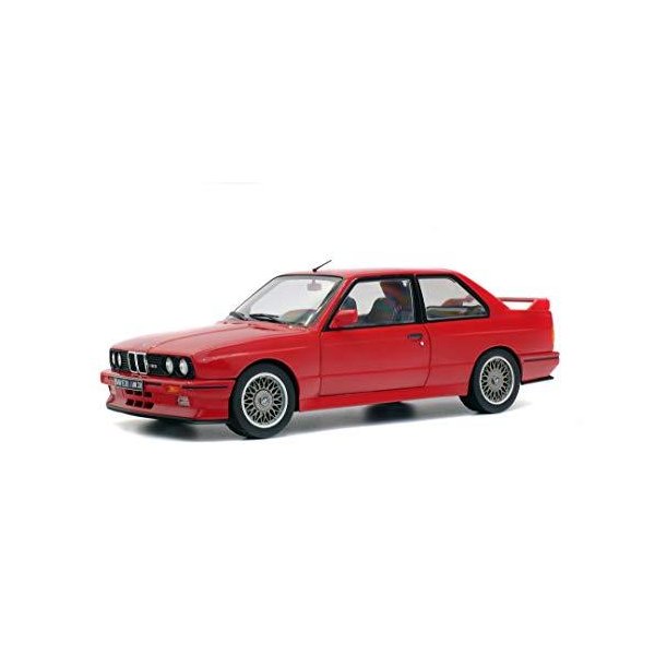 solido S1801502 1990 BMW E30 M3 Die Cast Car， Red， 1:18 Scale 並行輸入品