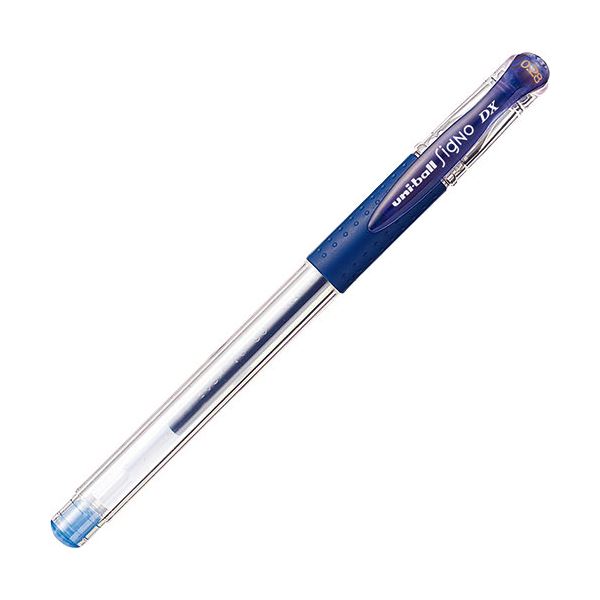 (まとめ) 三菱鉛筆 ゲルインクボールペン ユニボール シグノ 超極細 0.28mm ブルーブラック UM15128.64 1本 (×100セット)