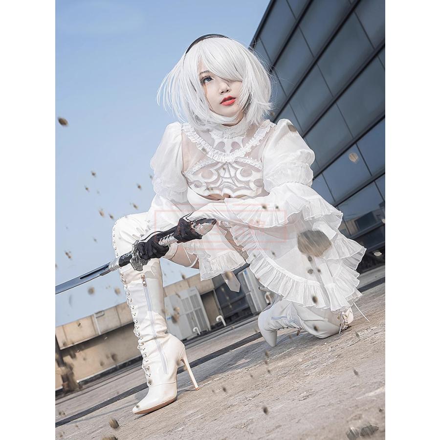 NieR Automata ニーア オートマタ 2B コスプレ衣装 コスチューム 演出服 アニメ ゲーム ハロウィン cosplay 変装