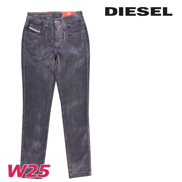 ジーンズ デニム パンツ レディース D-TAIL ヴィンテージウォッシュ加工 ベロア調 die-l-p-f8-685