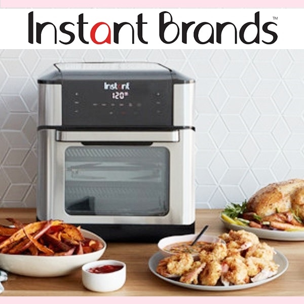 1台9役 世界初のロティサリー機能(回転調理)付き インスタントポット エアフライヤーオーブン ヴォルテックス プロ BB ISP1009 100種のレシピブック付き 世界初のロティサリー機能