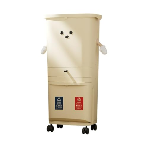 分別ゴミ箱 キッチン 高級 大容量 滑車付き プッシュ式 曲がらない 多層 5,331円