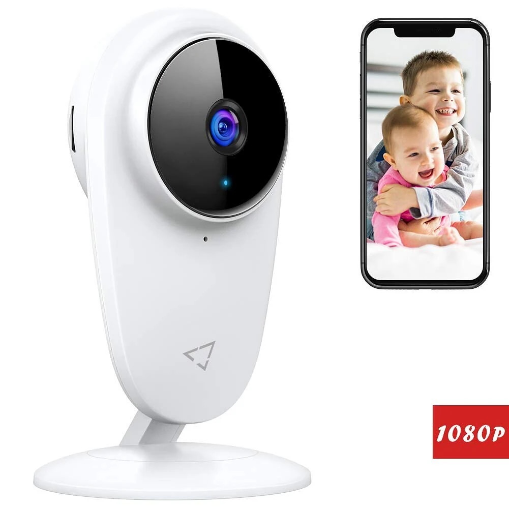 Victure 1080P FHD Baby Monitor Pet Camera 2.4Gワイヤレ