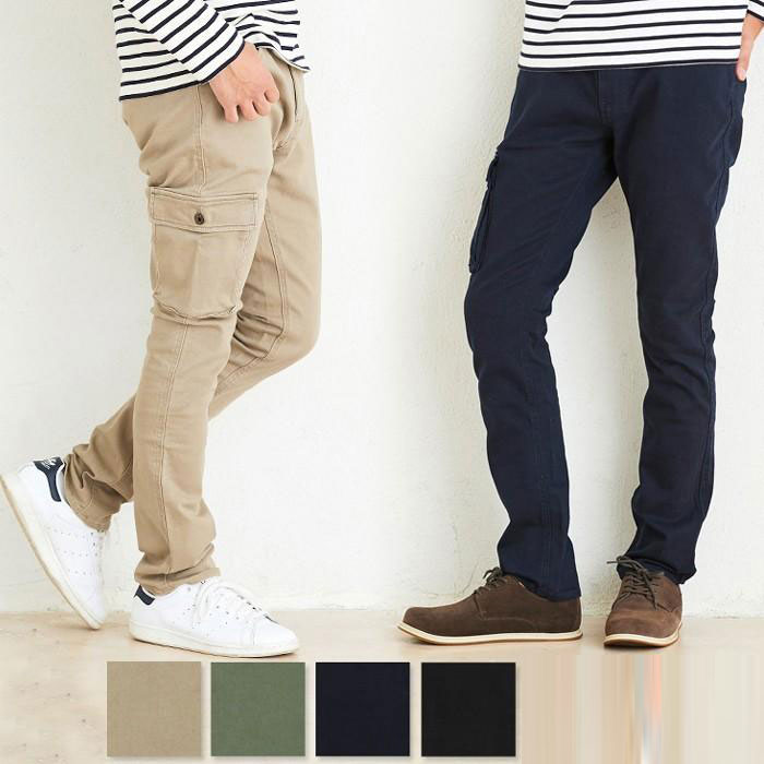 KRIFF MAYER ストレッチツイルスリムカーゴパンツ MENS 1724002