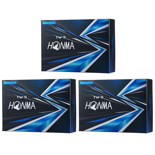 【3ダースセット】ホンマ ゴルフ ボール TW-X TW-S 2021 1ダース 12球入り ホワイト イエロー 3ピース ツアー系 スピン 飛距離 まとめ買い TOUR WORLD 本間 HONMA