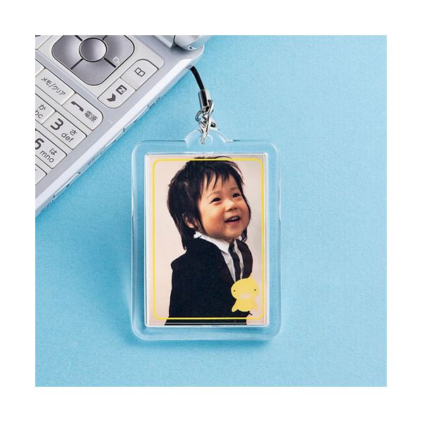 (まとめ)サンワサプライ 手作りストラップキット(長方形・特大) JP-ST11(×5セット)