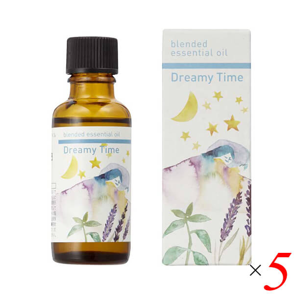 アロマ アロマオイル 精油 生活の木 ブレンドエッセンシャルオイルドリーミータイム 30ml 5本セット