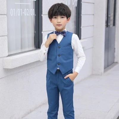 子供 ドレス ベスト スーツ 花童 男の子 司会者 男の子 ショー スーツ 大童 ピアノ 演出 小