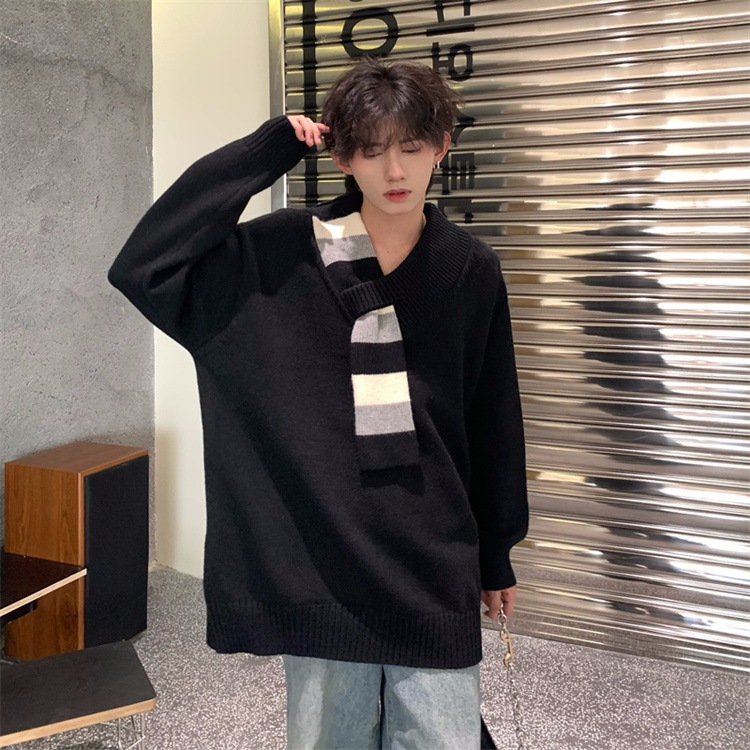 季節にピッタリ！カーフスタートルセーター ゆったりする Vネック スリム ニットトップス 上着