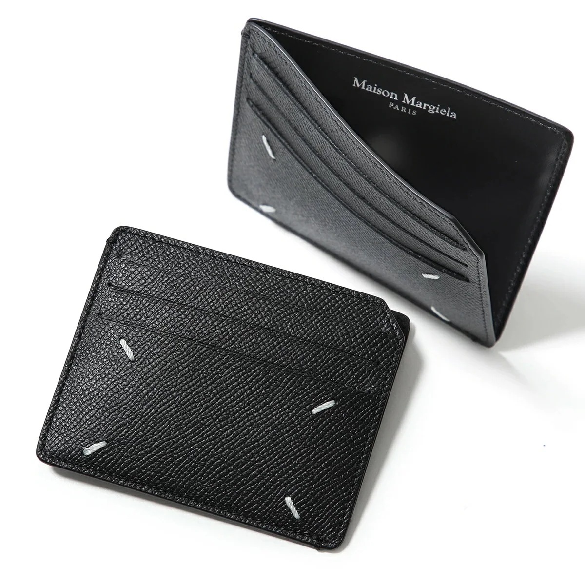 MAISON MARGIELA メゾンマルジェラ 11 カードケース SA2VX0003 P4745 レディース レザー パスケース 定期入れ ミニ財布 4ステッチ T8013