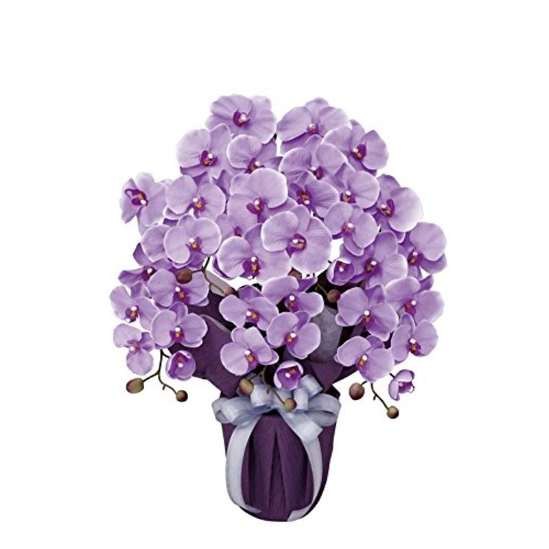 光触媒 造花 光の楽園 エレガント胡蝶蘭L 453A80