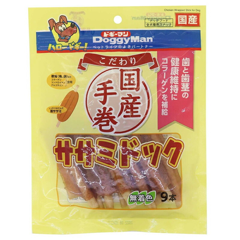 （まとめ買い）こだわり ササミドック 9本 犬用おやつ [x6]