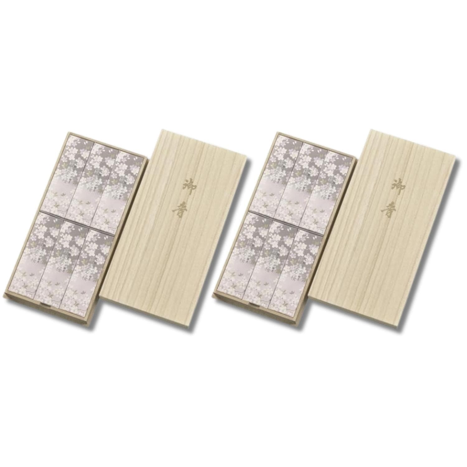 2個セット 日本香堂 宇野千代のお線香 お線香 新・淡墨の桜 桐箱サック6入 線香