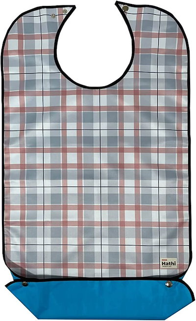 他サイト： 介護福祉士監修介護用エプロン 食事用エプロン 介護用品 防水エプロン ナノ撥水加工 高耐久性(グレー)の商品画像