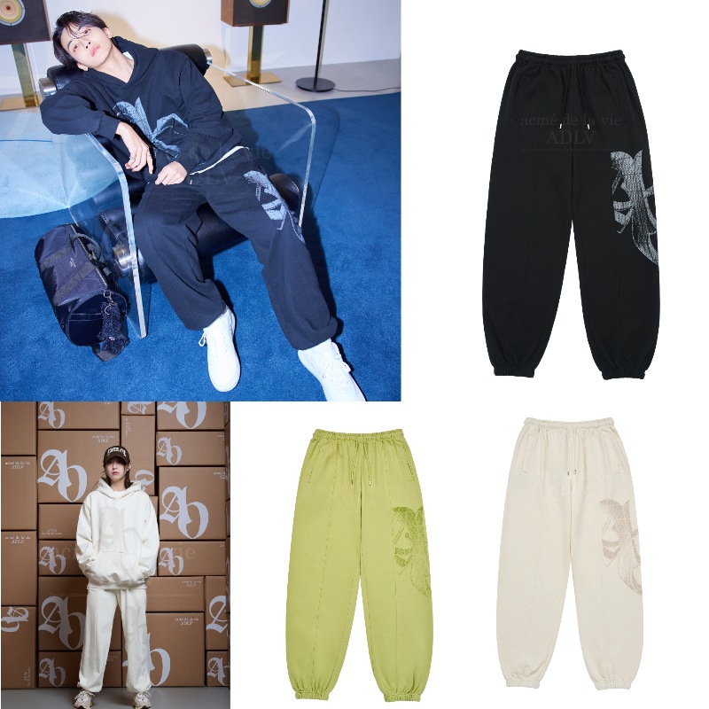 【SEVENTEENジョンハン着用】HALFTONE SYMBOL PRINTING PANTSスウェットパンツロングパンツ