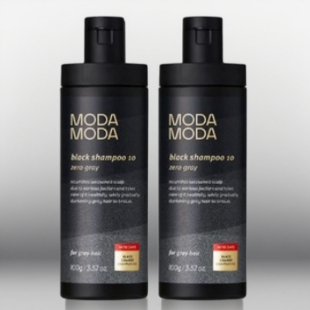 第3世代ゼログレーブラックシャンプー10 /染色脱毛サッチケアシャンプー100g2個/白髪ケア 10日間変化 頭皮マッサージ 泡立ちシャンプー