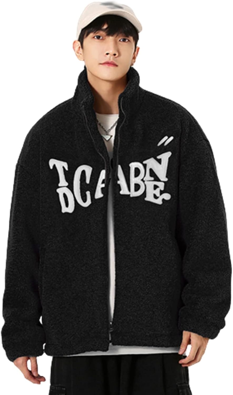 ボアジャケット メンズ フリースジャケット スタジャン 冬 厚手 ボアブルゾン 男女兼用 ボアコート アウター 防寒着 保温性 アウトドア カジュアル 通勤 通学 おしゃれ