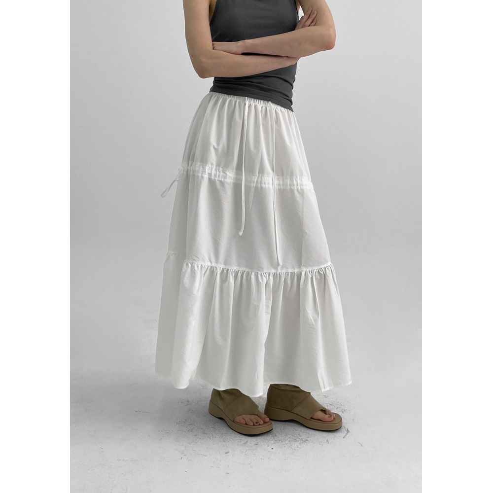 ブラックアップ ハイソ ボンディング フレア ロングスカート モデル名