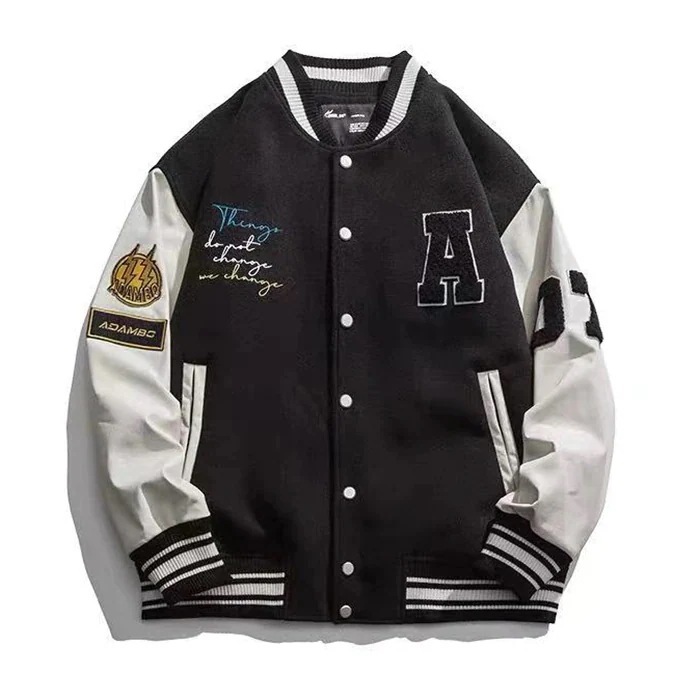 薄手タイプ追加 メンズ グラフィックパッチ ジャケットレディースブルゾン 韓国ファッション