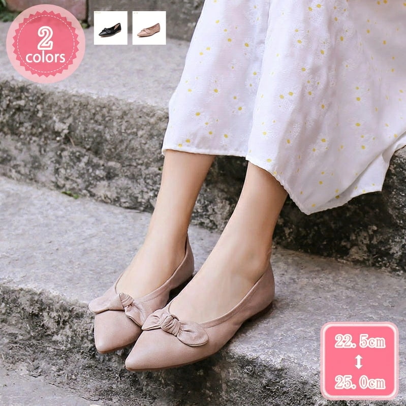 1000円OFFクーポン フラットシューズ ポインテッドトゥ パンプス レディース ペタンコ 婦人靴 美脚 ローヒール 歩きやすい 疲れない 低反発 走れる カジュアル 通勤 無地 スリッポン 履きや
