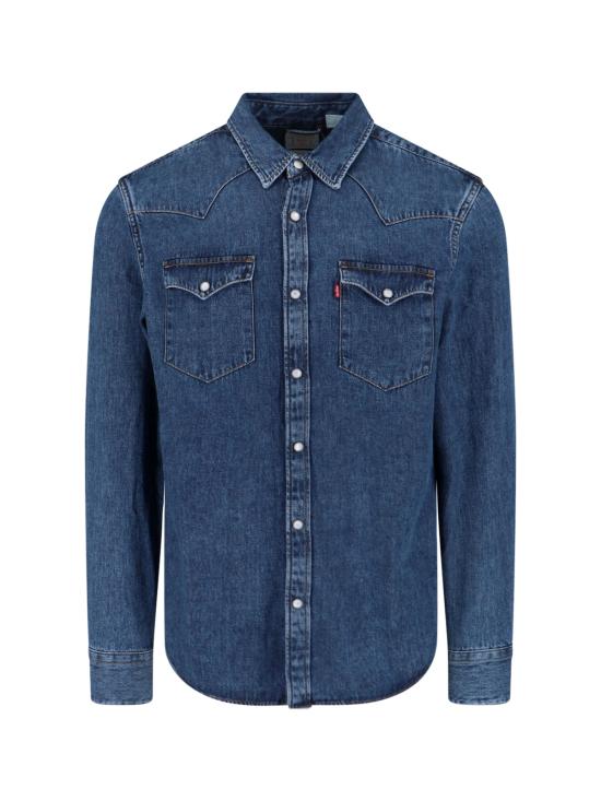 LEVIS Men Shirts 85744 0117 SOLUCELL WESTER Blue