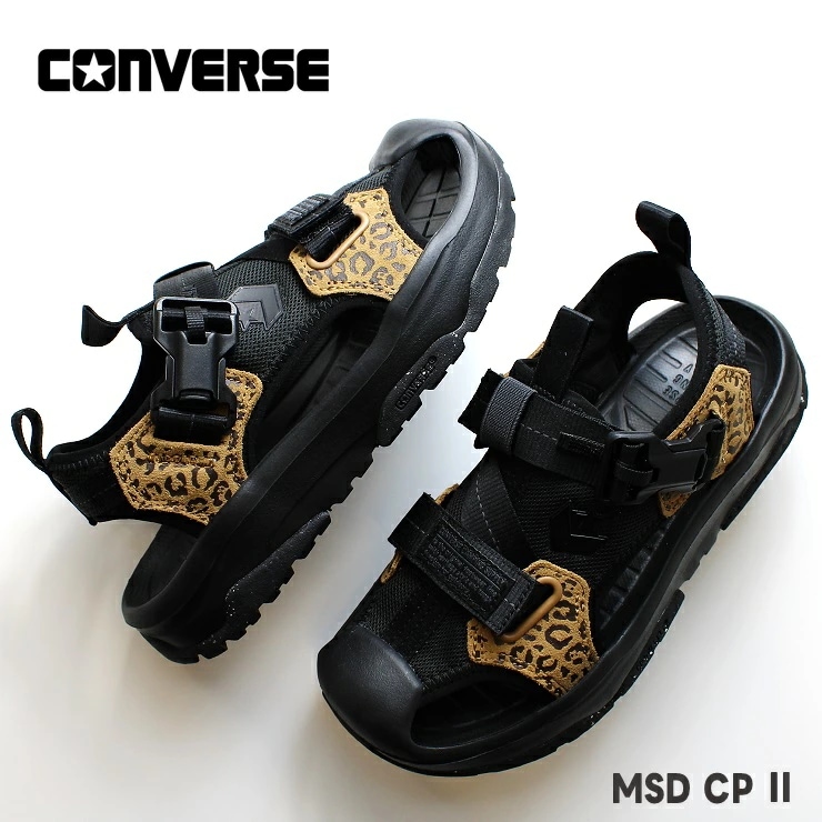 MSD CP II ブラック/レパードCONVERSE CAMPING SUPPLY キャンプ 川遊び 水遊び アクアシューズ ウォーターシューズ アウトドア スニーカー シェブロン＆スター