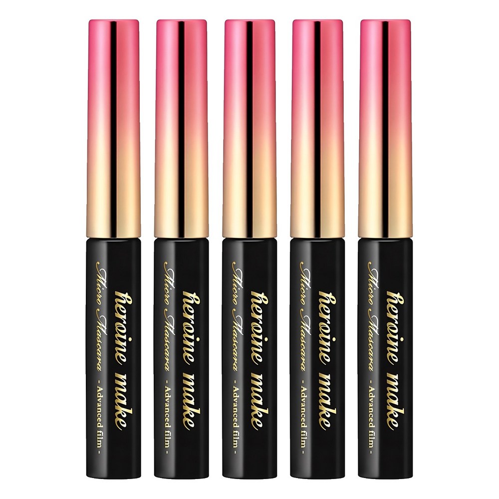 キスミー ヒロインメイク マイクロマスカラ アドバンスドフィルムN 45g01ディープブラック5個