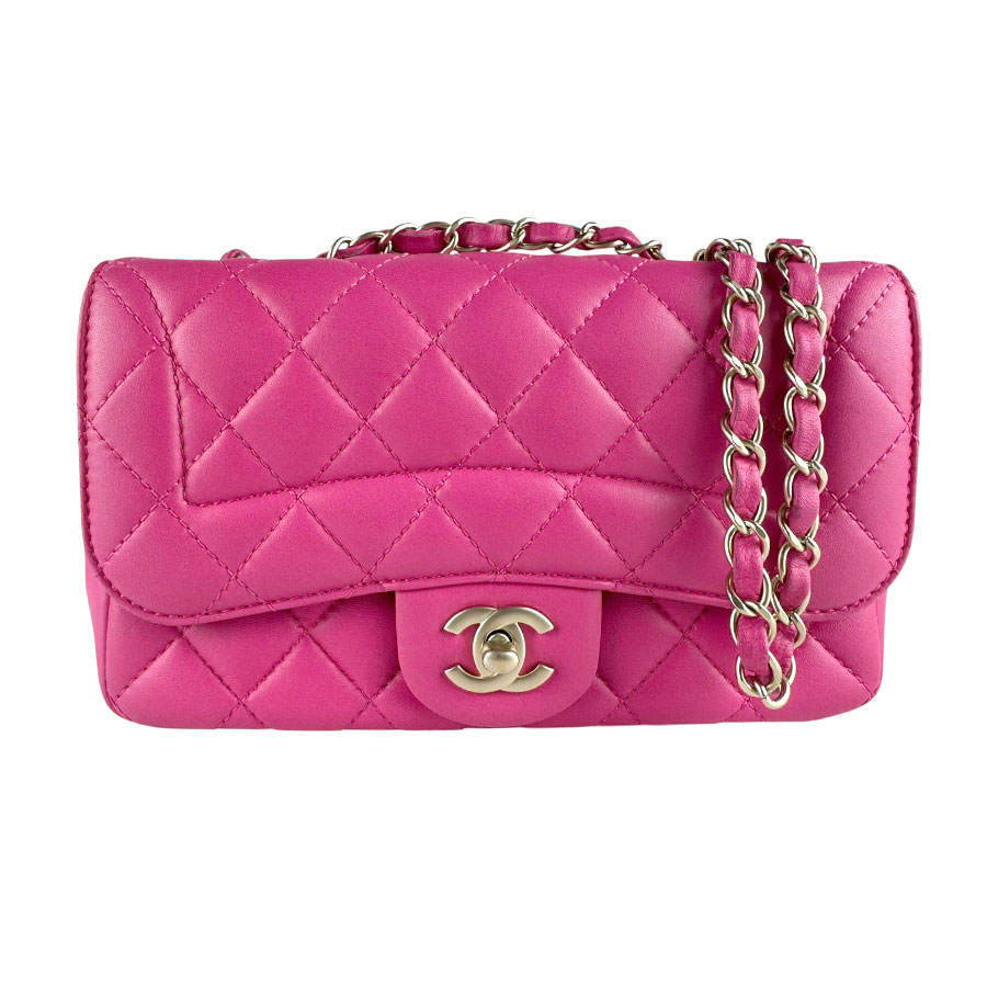 シャネル CHANEL ショルダーバッグ マトラッセ ラムスキン ピンク ライトゴールド レディース z10027