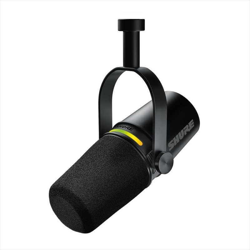 SHURE　MV7＋ ポッドキャストマイクロホン ブラック　MV7+-K-J