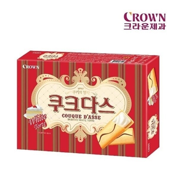 クラウン製菓 ククダス ホワイトトルテ 128g x 18入