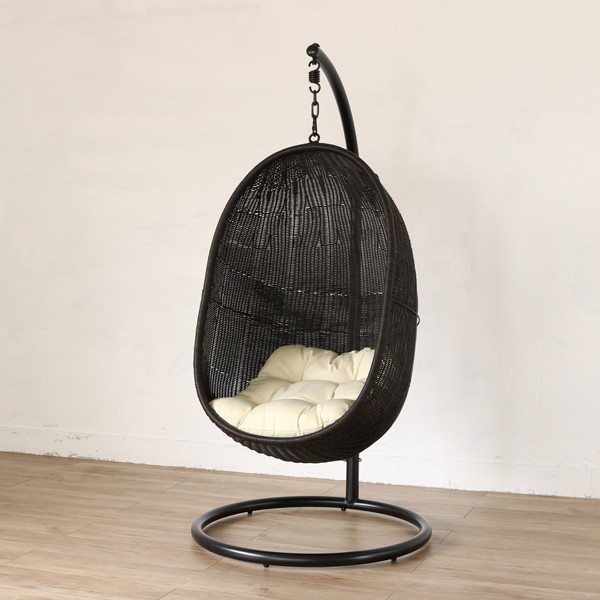 サンフラワーラタン ハンギングチェア スモール C502PGYW メーカー直送