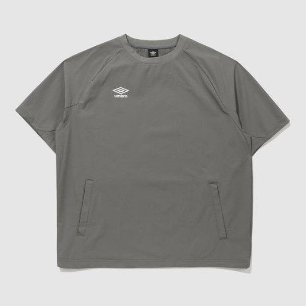 半袖Tシャツ PQA UQ121SWT32-DKA アクティブ オールラウンド ストレッチ半袖ピステ / DEEP KHAKI
