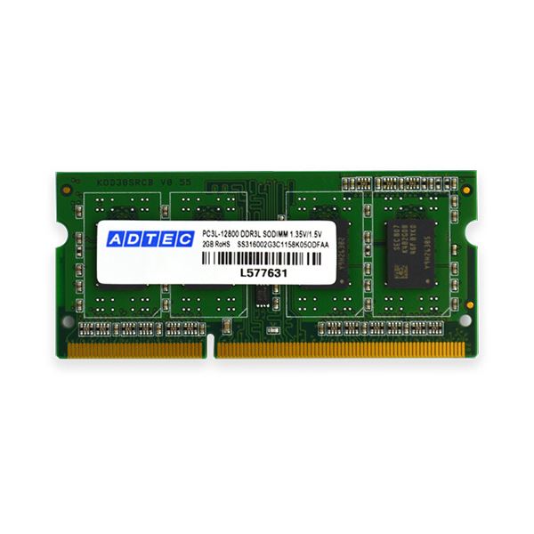 アドテック DOS/V用DDR3-1600 SO-DIMM 8GB2枚組 ADS12800N-8GW 1箱
