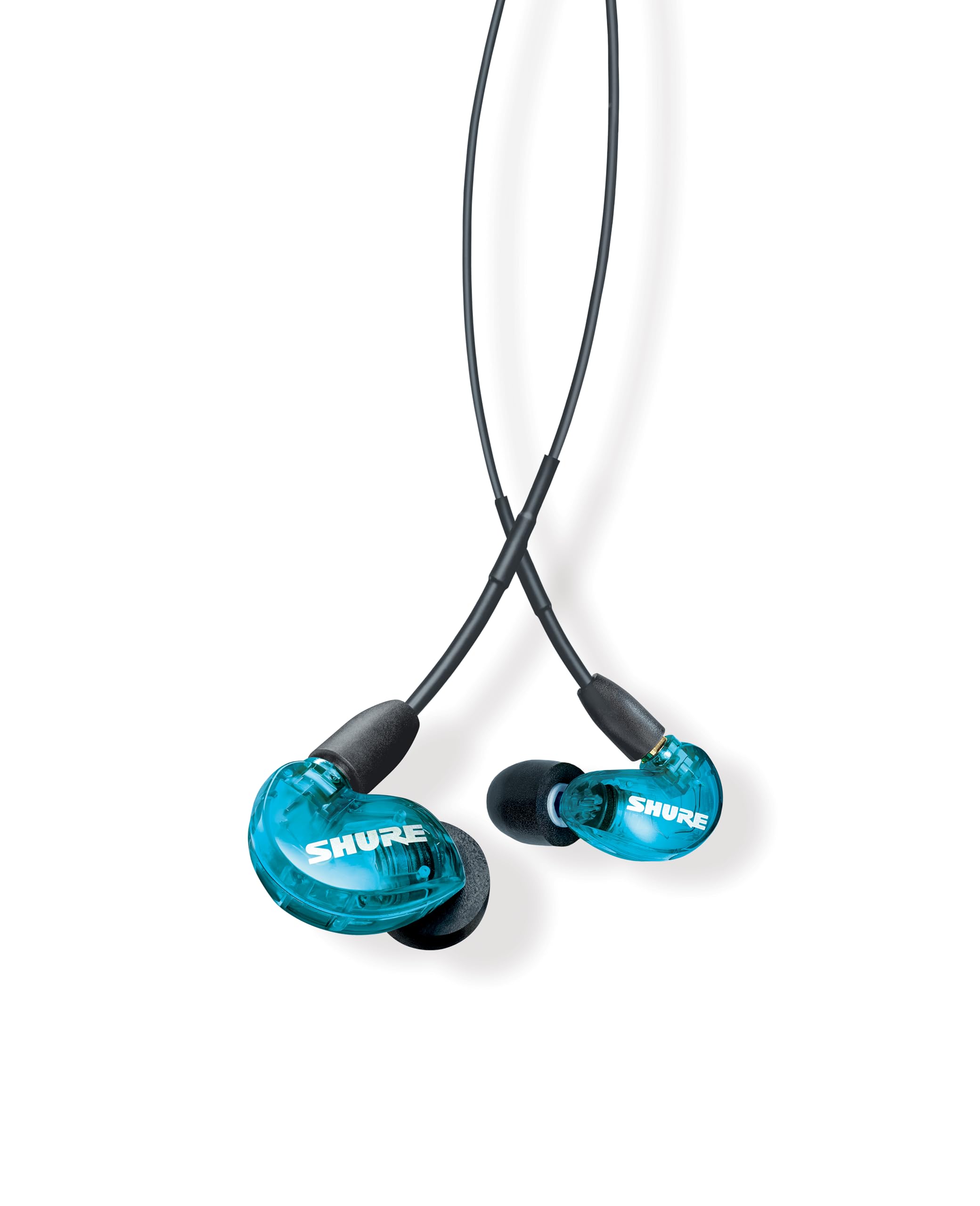 【VGP 殿堂入り金賞】SHURE シュア イヤホン 有線 SE215 SPE-A ブルー 高遮音性 ノイズキャンセリング ゲーム ゲーミング スペシャルエディション カナル型 ワイヤレス変換可(別売