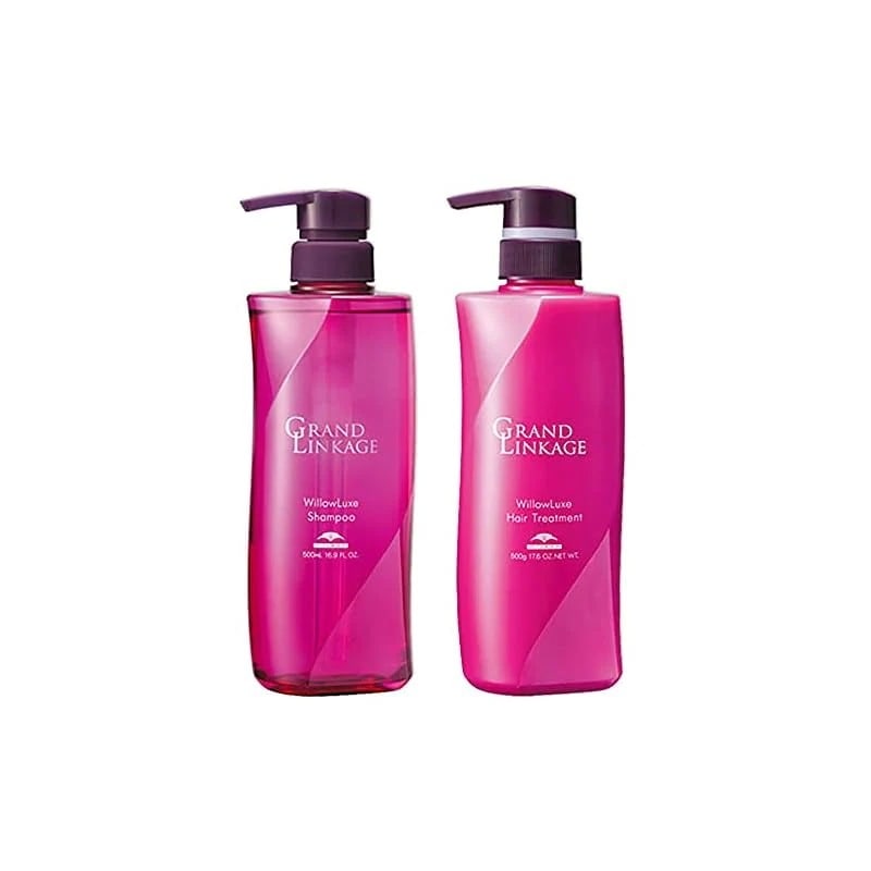 【即納】【セット】 ミルボン MILBON グランドリンケージ ウィローリュクス 500サイズセット (シャンプー 500mL + トリートメント 500g) しなやか(普通毛向け) シャンプー トリ 5,461円