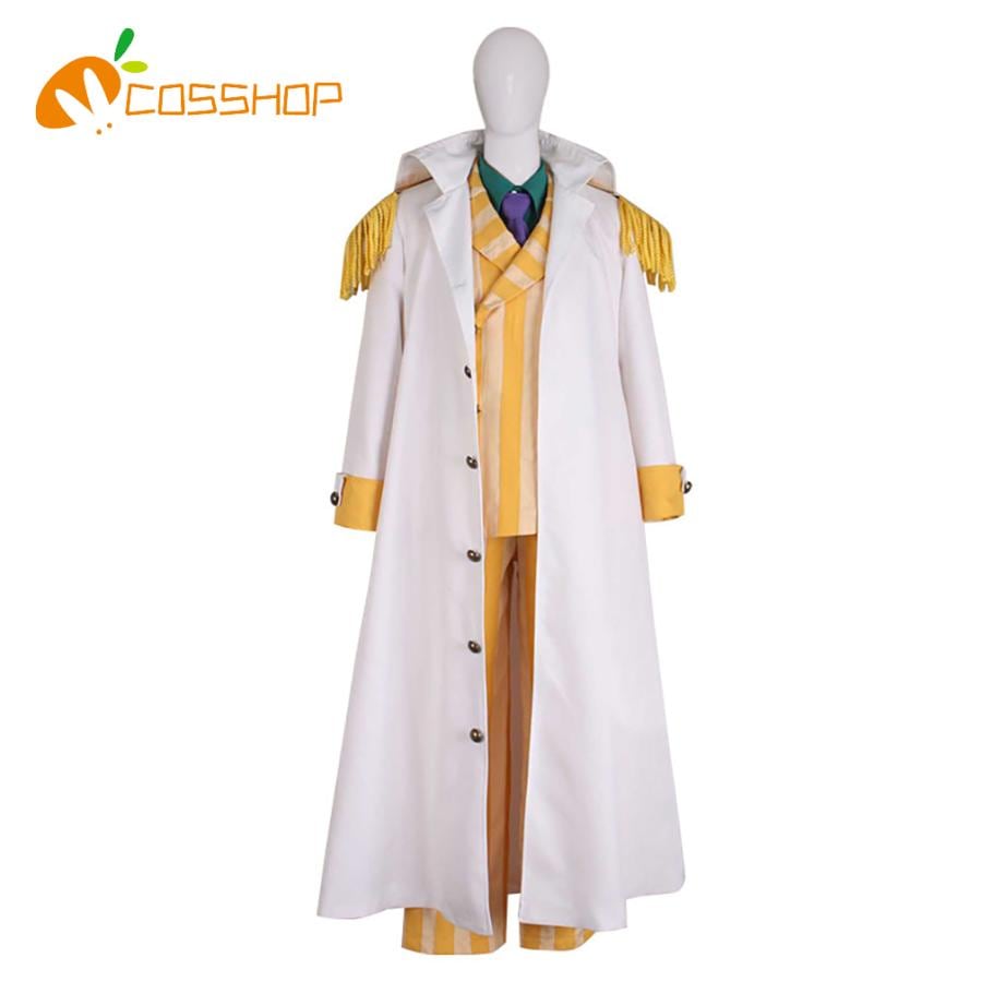 海賊王 ONE PIECE（ワンピース） 海軍三大将 黄猿 ボルサリーノ コスプレ衣装 演出服 変装 cosplay 仮装 二次会 イベント パーティー-945