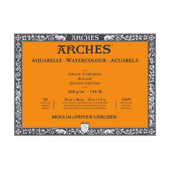 マルマン アルシュ ブロック 300g 荒目 260×360mm 1795086