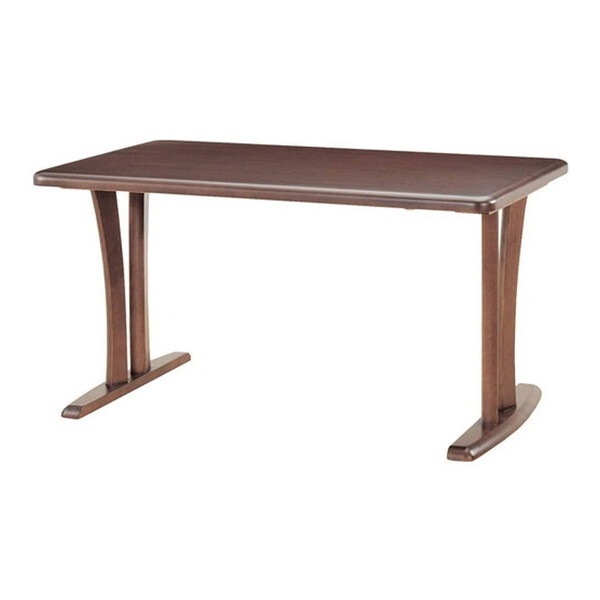 筑波産商 CCM4 ダイニングテーブル 125-75 Z 2本脚 BR メーカー直送