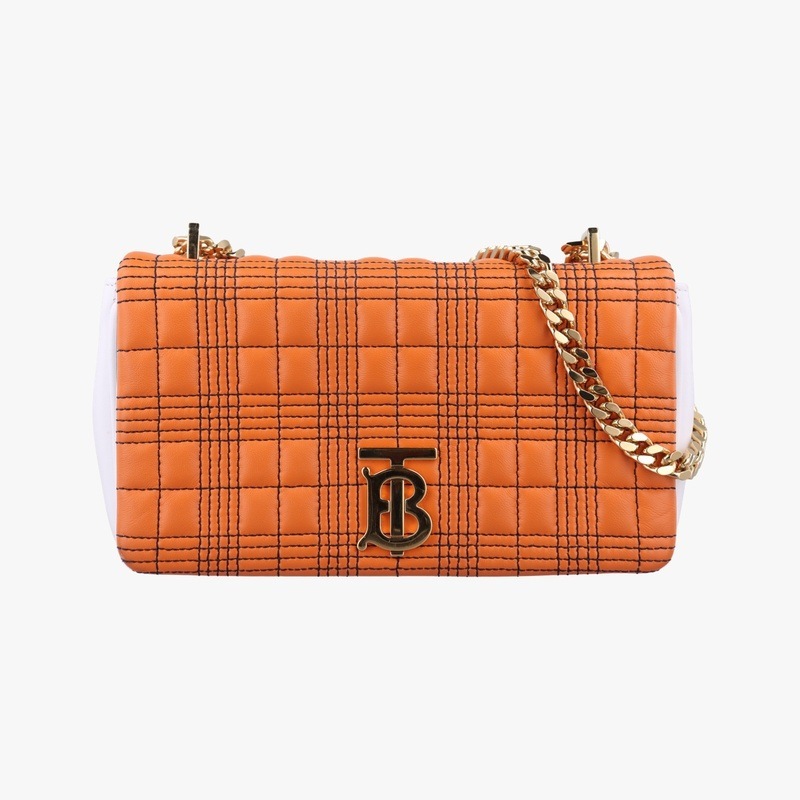 チェーンTBロゴオレンジ×ホワイトレザーITREBSRL13CAM中古